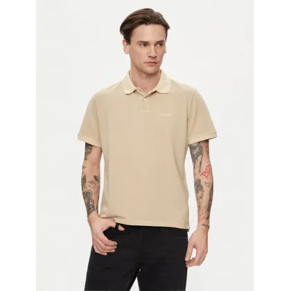 Zdjęcie Pepe Jeans Polo New Oliver Gd PM542099 Beżowy Regular Fit
