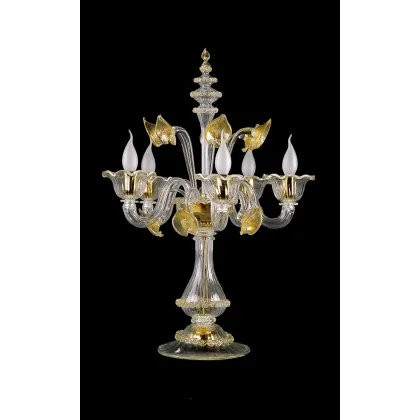 Zdjęcie Szklana lampa ścienna do luksusowego wnętrza