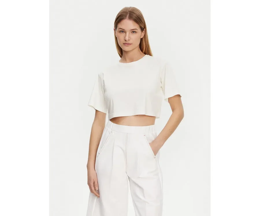 obrazek 1 Max Mara T-Shirt 2516941098650 Écru Regular Fit