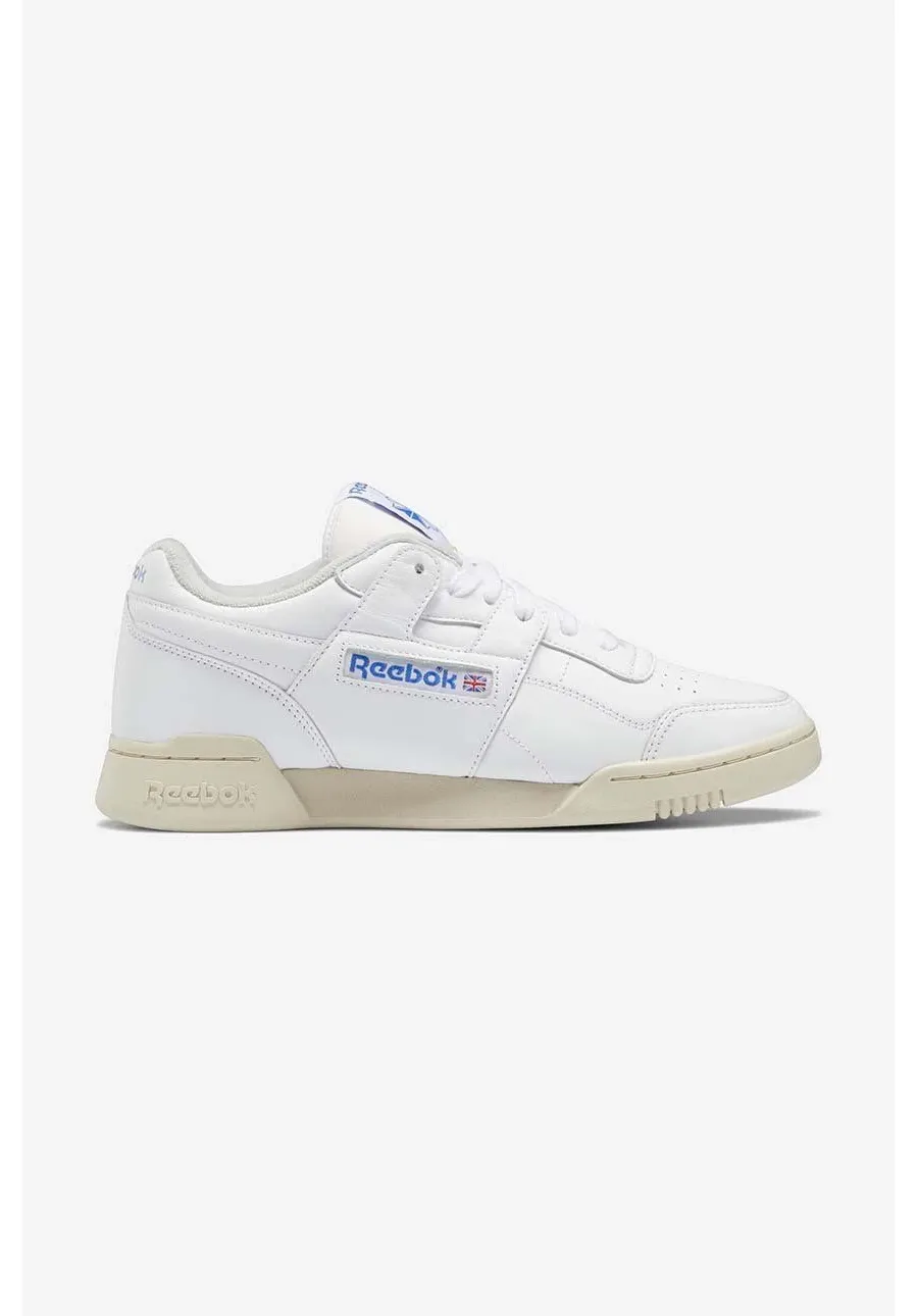 obrazek 1 Reebok sneakersy skórzane Workout Plus Vintag GZ4962 kolor biały GZ4962-BIALY