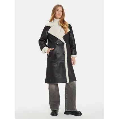 Zdjęcie ViCOLO Kożuch TS0042 Czarny Regular Fit