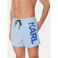 Zdjęcie KARL LAGERFELD Szorty kąpielowe A1M46013 Niebieski Regular Fit