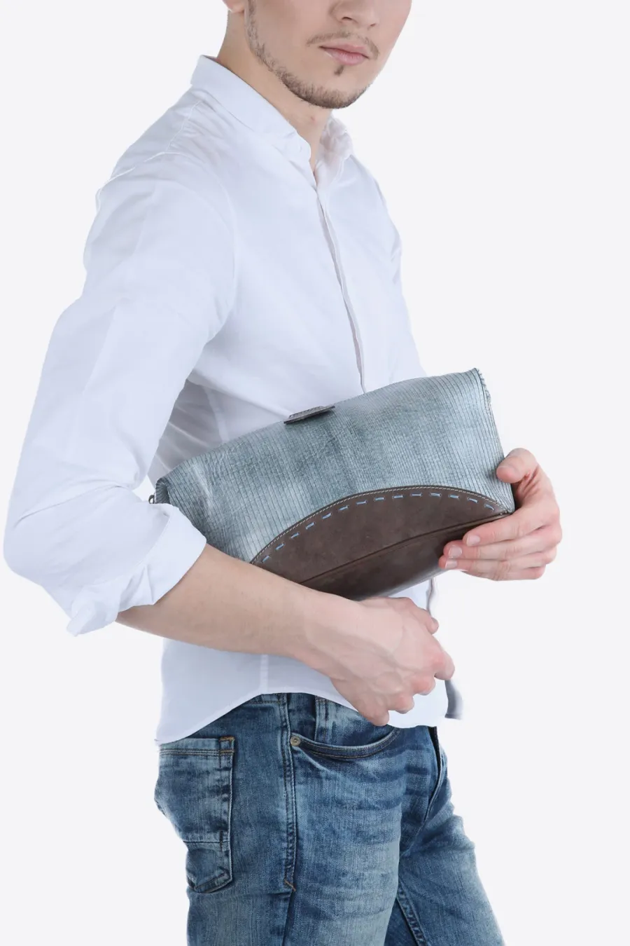 obrazek 5 Elegancka i stylowa kosmetyczka z włoskiej skóry - Terrida