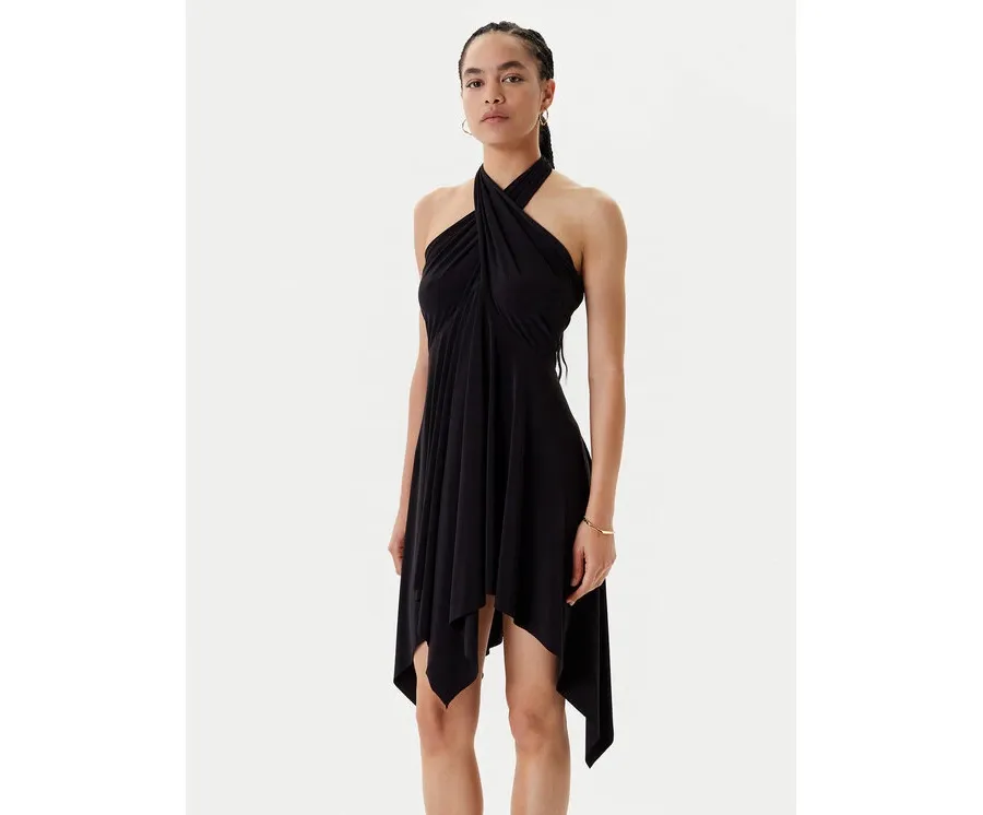 obrazek 1 NORMA KAMALI Sukienka koktajlowa KK1253PL213001 Czarny Slim Fit