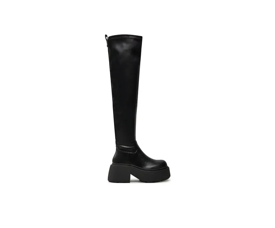 obrazek 1 Buffalo Kozaki Vicious Stretch Overknee 1223076 Czarny