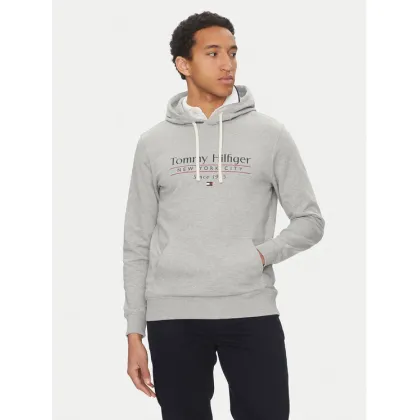 Zdjęcie Tommy Hilfiger Bluza Center Stack MW0MW38672 Szary Regular Fit