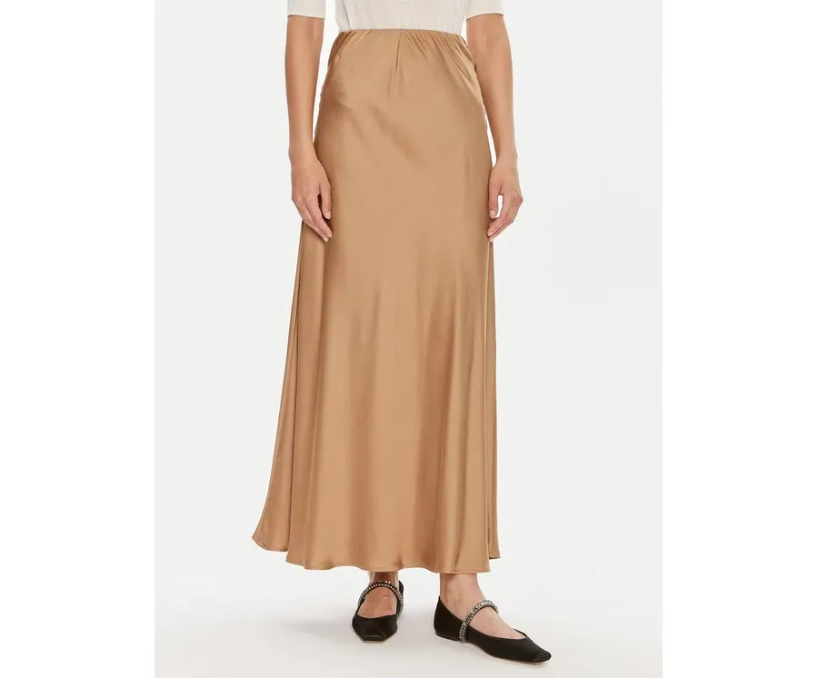 obrazek 1 ViCOLO Spódnica maxi TB0342 Brązowy Regular Fit