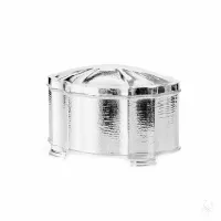 Picture Silver etrog tin with a timeless design – Zaramella Argenti