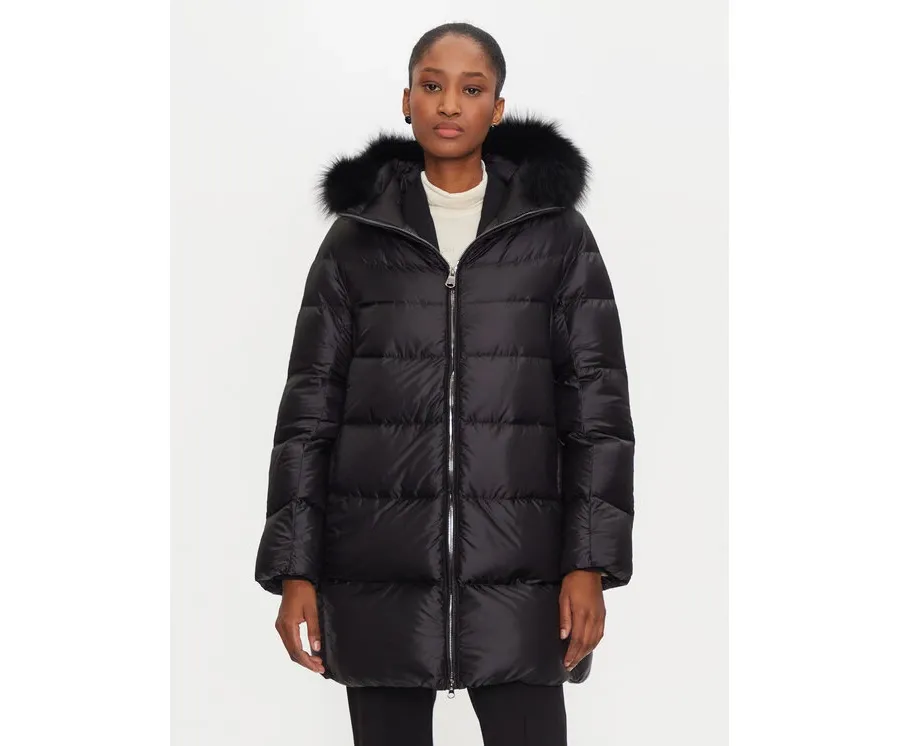 obrazek 1 Hetregó Kurtka puchowa Hanna 8N602F Czarny Regular Fit