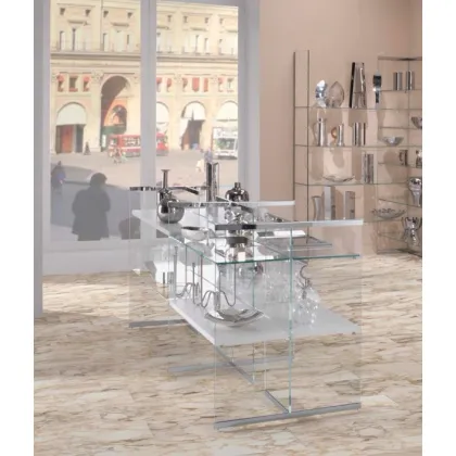 Picture Beautiful double-sided free-standing shop window