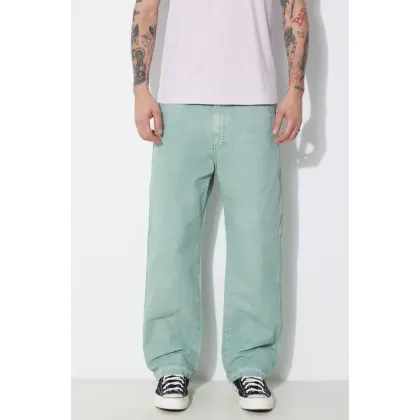 Zdjęcie Human Made spodnie bawełniane Garment Dyed Painter Pants kolor zielony proste HM27PT008