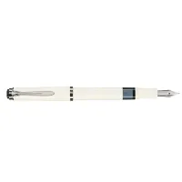 Picture Pelikan Classic M205 White-Silver EF nib fountain pen