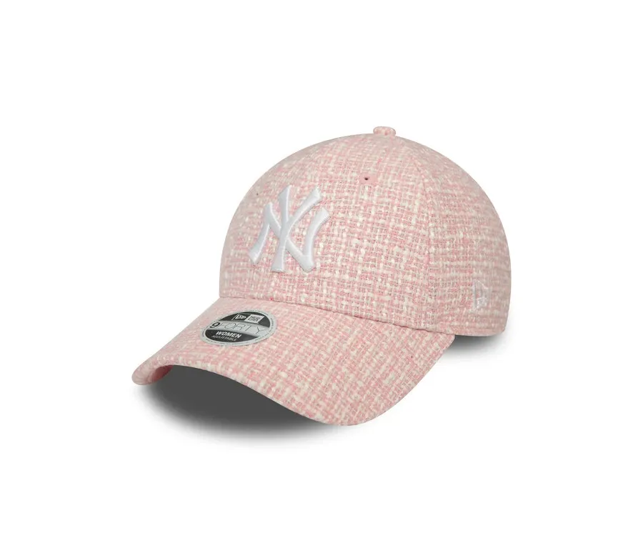 obrazek 1 New Era Czapka z daszkiem Wmns Summer Tweed Nyy 60434980 Różowy