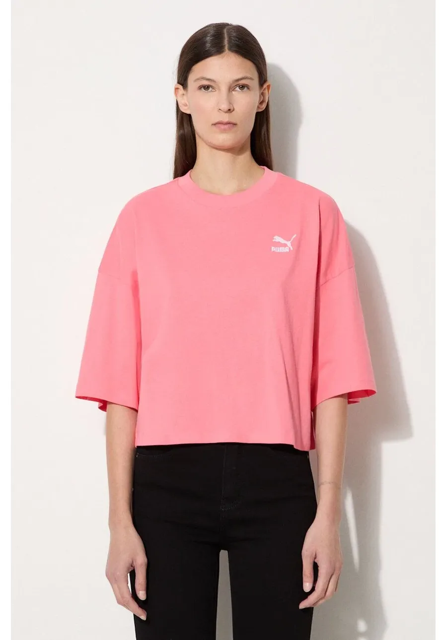 obrazek 1 Puma t-shirt bawełniany damski kolor różowy 624226