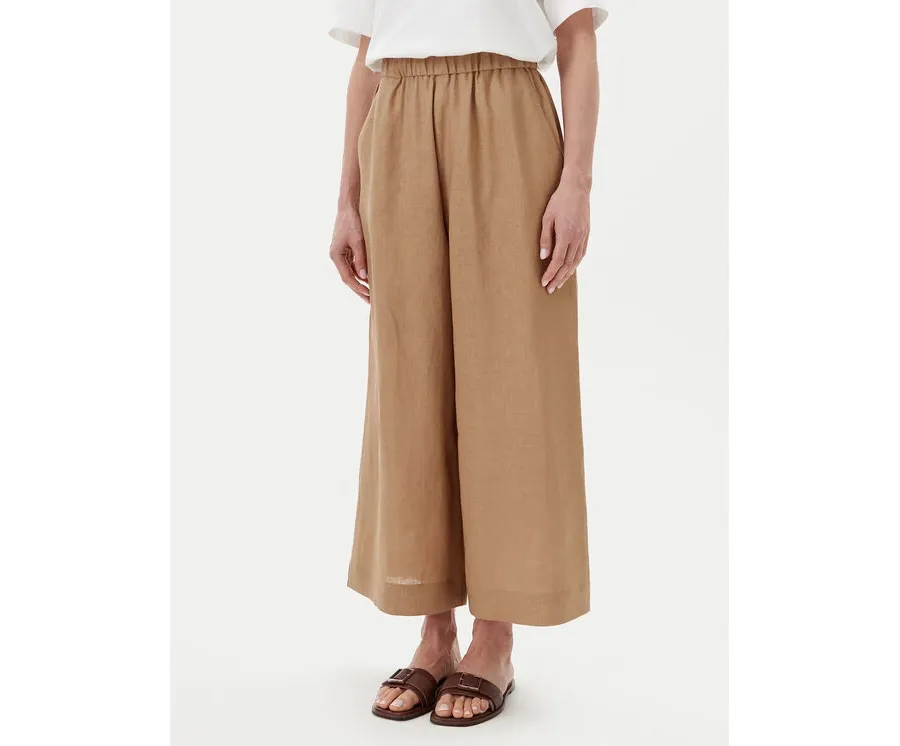 obrazek 1 Max Mara Spodnie materiałowe Minnie 2516131018 Beżowy Relaxed Fit