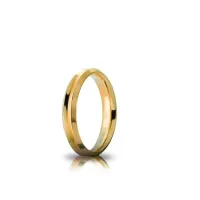 Picture Classic slim yellow gold wedding ring, 3 mm wide