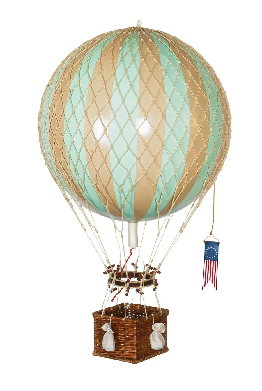 obrazek 1 Dekoracyjny balon Royal Aero w miętowe paski - Authentic Models