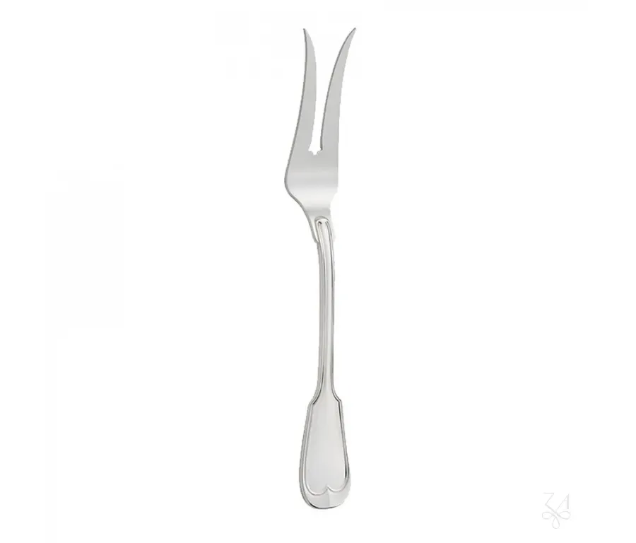 obrazek 1 Elegancki srebrny widelec do serwowania pieczeni - Zaramella Argenti
