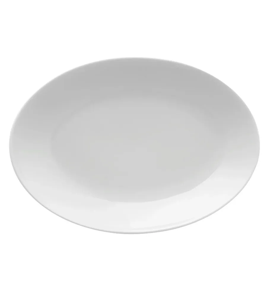 obrazek 1 Stylowy porcelanowy półmisek na oliwki z kolekcji Broadway White z eleganckim i ponadczasowym kształtem - Vista Alegre