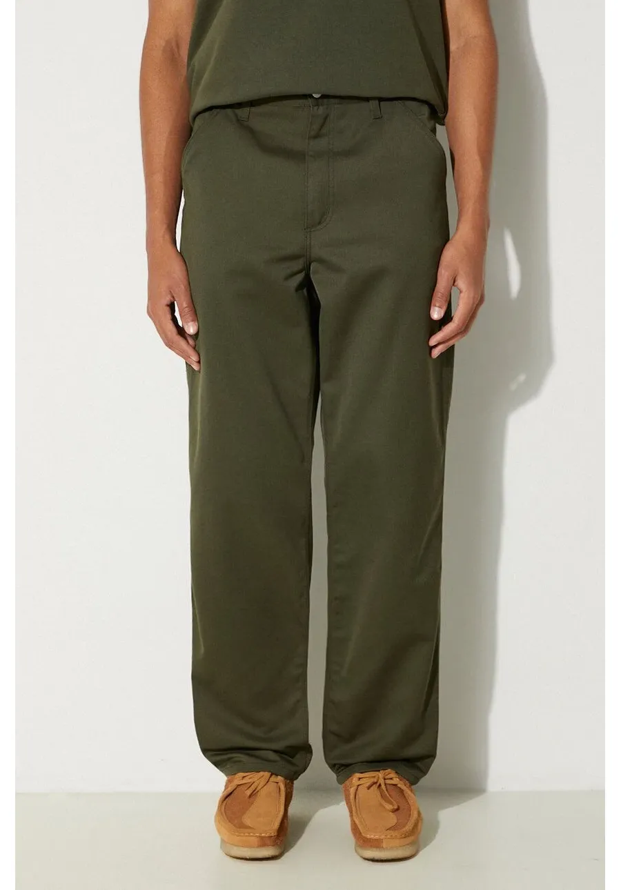 obrazek 1 Carhartt WIP spodnie Simple Pant męskie kolor zielony proste I020075.66602