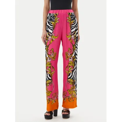 Zdjęcie Versace Jeans Couture Spodnie materiałowe 78HAA1P2 Różowy Straight Fit