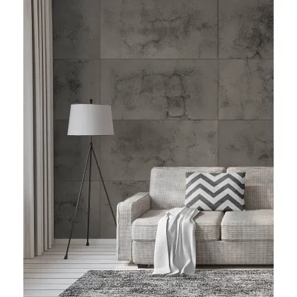 Zdjęcie 60x60 cm DS - (brązowy, czarne kruszywo) - płyta beton architektoniczny ultralekka