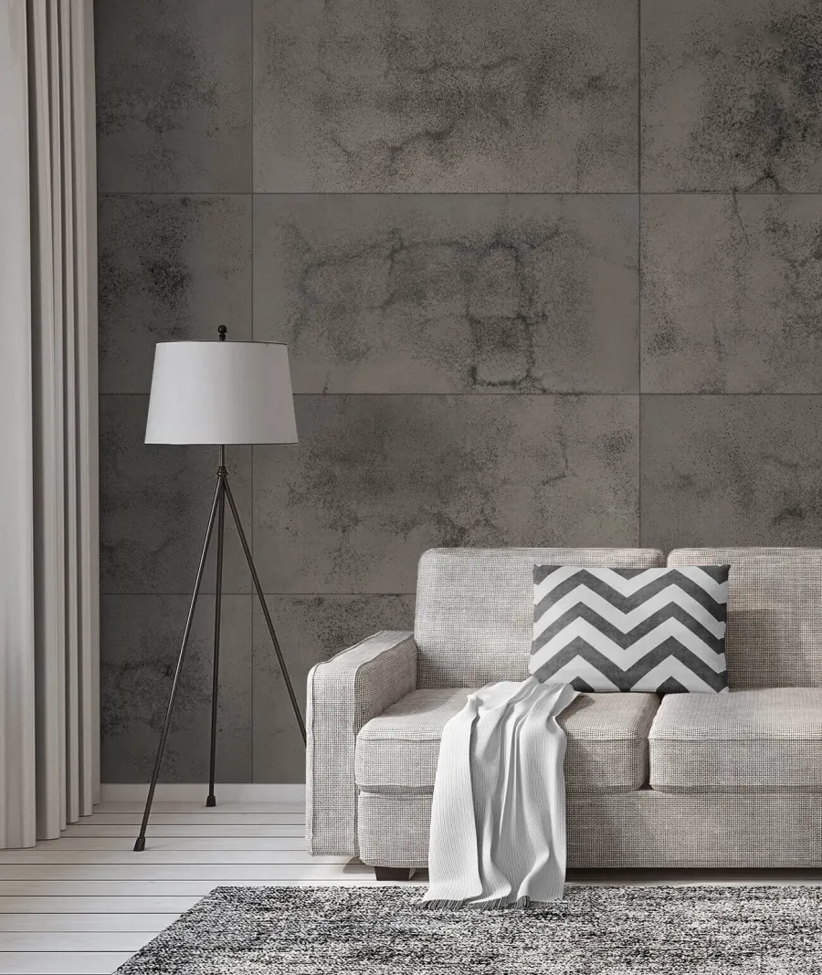 obrazek 1 60x60 cm DS - (brązowy, czarne kruszywo) - płyta beton architektoniczny ultralekka