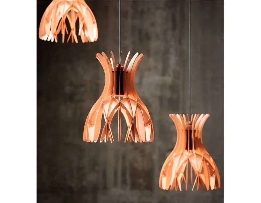 obrazek 2 Gustowna lampa wisząca - 19 elementów, h. 284 cm
