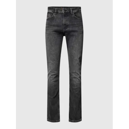 Zdjęcie Jeansy o kroju slim fit z detalem z logo model ‘Delaware’