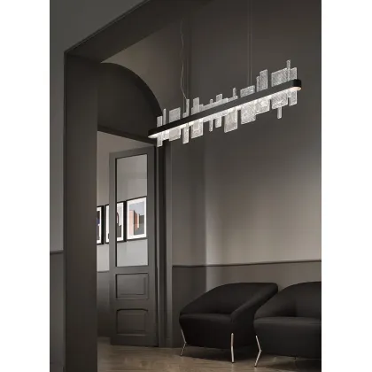 Zdjęcie Nowatorski żyrandol z kolekcji Ribbon