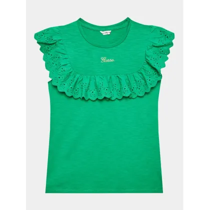 Zdjęcie Guess Bluzka J3GP02 K6XN1 Zielony Regular Fit