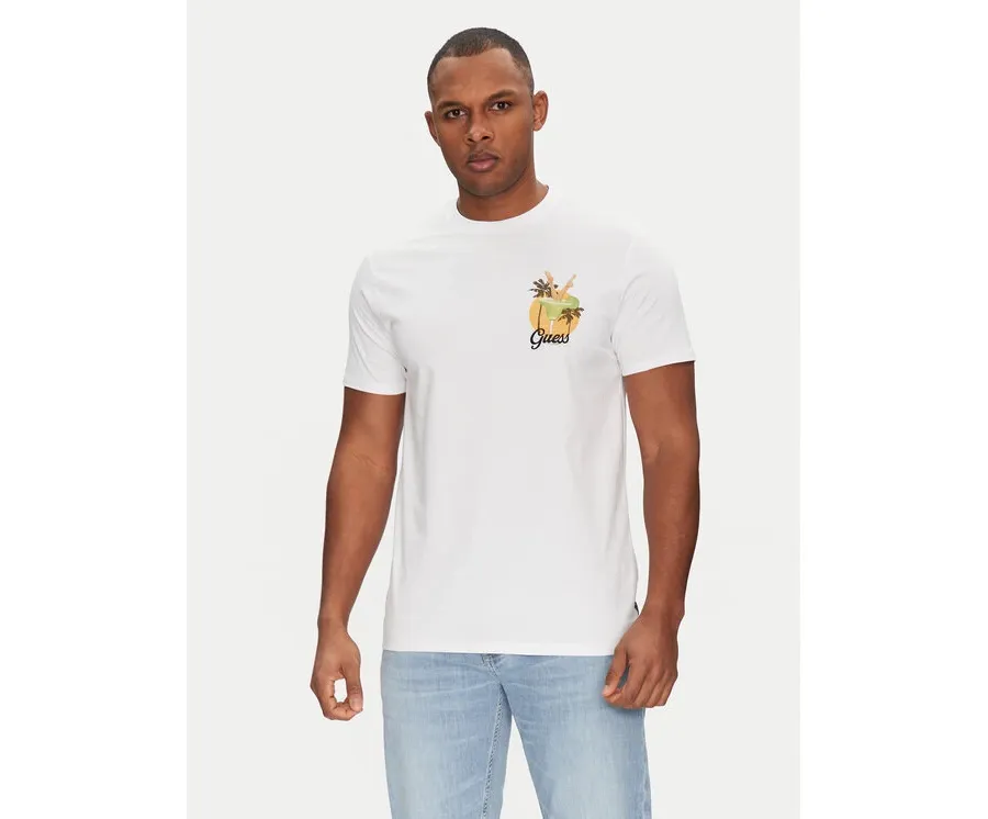 obrazek 1 Guess T-Shirt M5GI58 KBW41 Biały Regular Fit
