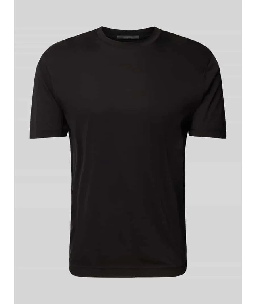 obrazek 1 T-shirt z prążkowanym, okrągłym dekoltem model ‘GILBERD’