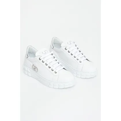 Zdjęcie Sneakersy damskie skórzane CESARE CASADEI Cesare Casadei