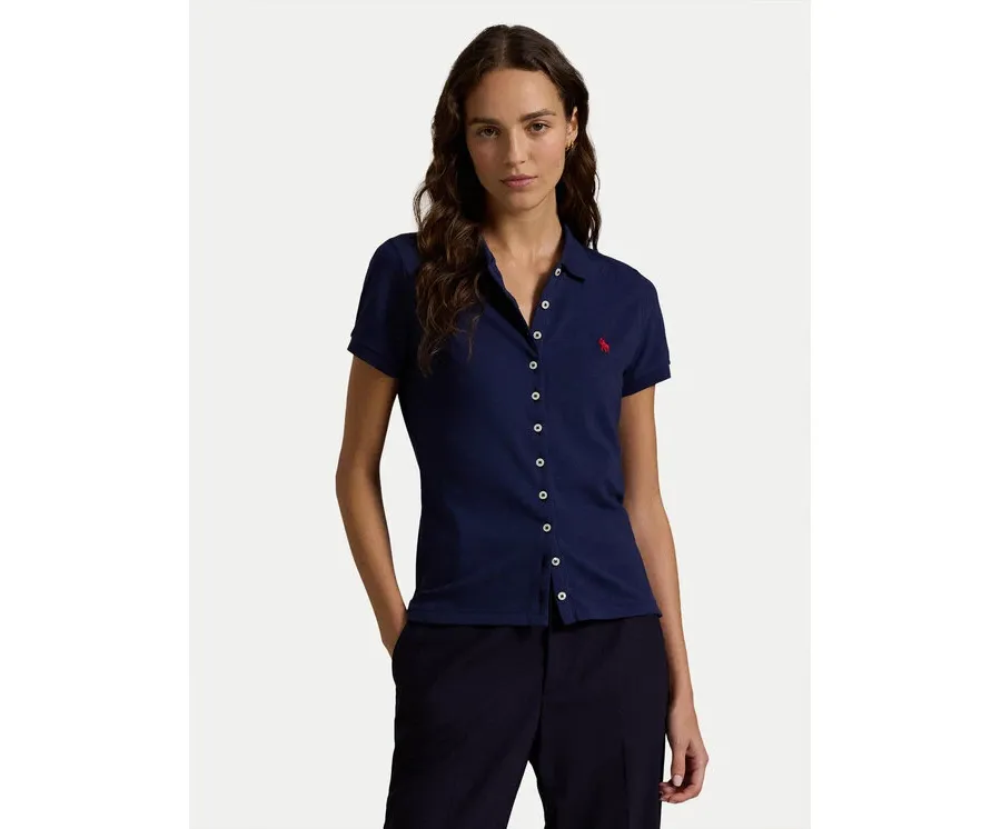 obrazek 1 Polo Ralph Lauren Koszula 211939272001 Granatowy Slim Fit