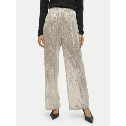 Zdjęcie Vero Moda Spodnie materiałowe Ellen 10319016 Beżowy Straight Fit