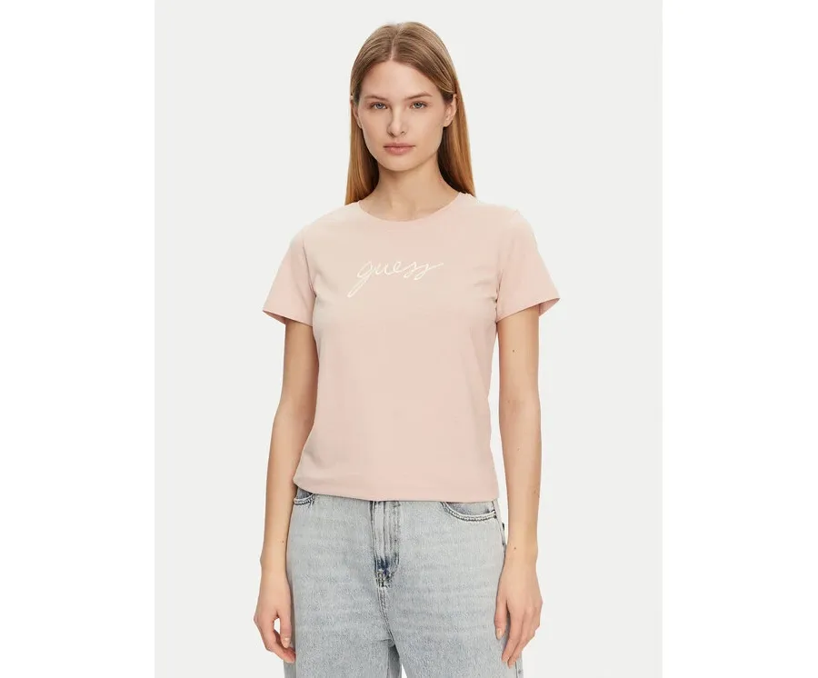 obrazek 1 Guess T-Shirt O5GI02 KBBU1 Różowy Regular Fit