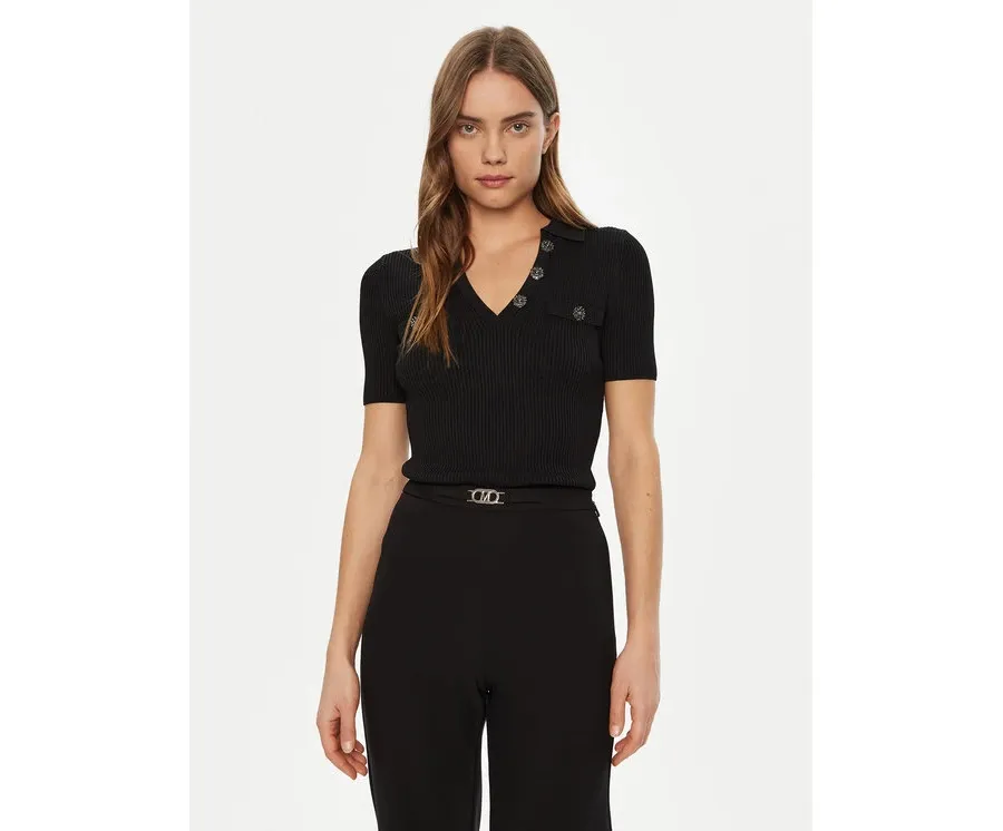 obrazek 1 Guess Sweter W5RR25 Z2U00 Czarny Regular Fit