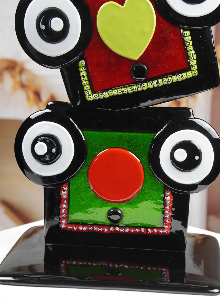 obrazek 4 Abstrakcyjna rzeźba pop-art w szkle Murano