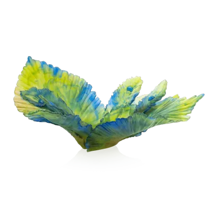 Zdjęcie Niepowtarzalna patera Egzotyczny Kwiat Pawia – marka Daum