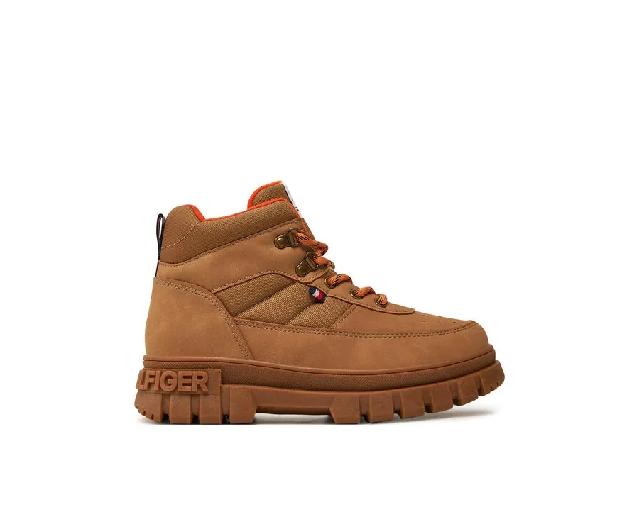 obrazek 1 Tommy Hilfiger Trzewiki Lace-Up Bootie T3X5-33707-1492 S Brązowy