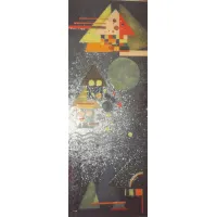 Zdjęcie Stylowy witraż w stylu Kandinsky’ego