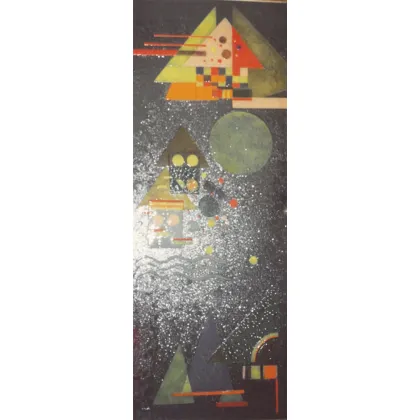 Zdjęcie Stylowy witraż w stylu Kandinsky’ego