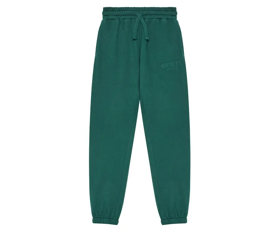 obrazek 1 Guess Spodnie dresowe L5YQ19 KAV34 Zielony Regular Fit