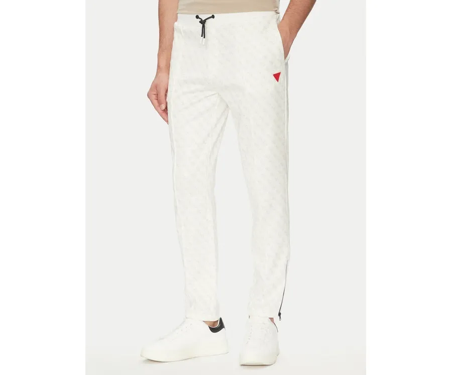obrazek 1 Guess Spodnie dresowe Korbin Z2BB05 FL04Q Écru Regular Fit