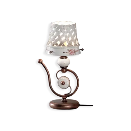 Zdjęcie Oryginalna włoska lampka na stolik Verona w stylu klasycznym