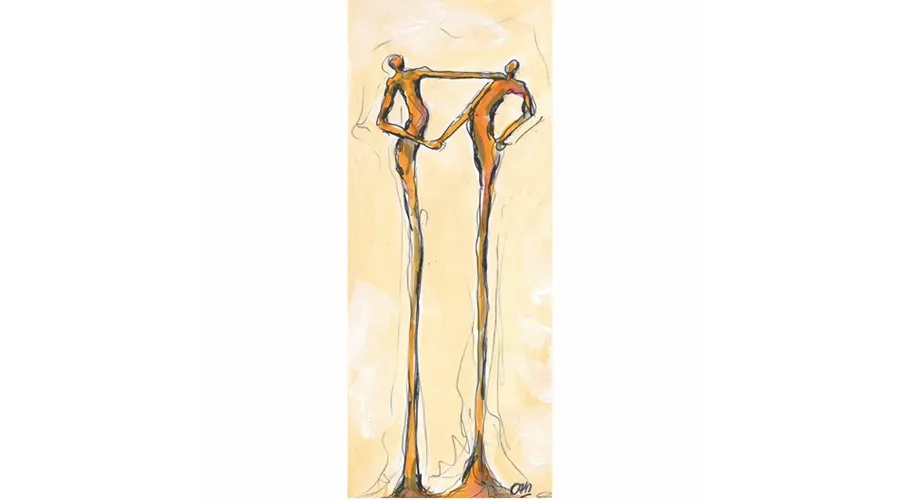 obrazek 2 Gustowna statuetka "Dzięki" wykonana z brązu - prezent z okazji jubileuszu