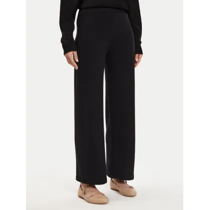 Zdjęcie Max Mara Leisure Spodnie dzianinowe Epopea 24263360 Czarny Relaxed Fit