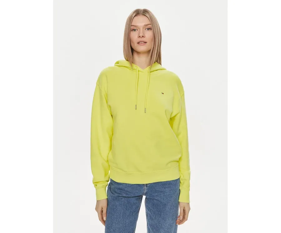 obrazek 1 Tommy Hilfiger Bluza Flag WW0WW41245 Żółty Regular Fit