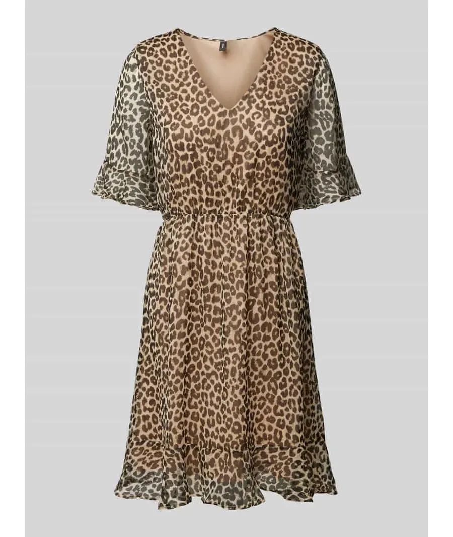 obrazek 1 Sukienka mini ze wzorem na całej powierzchni model ‘SMILLA’